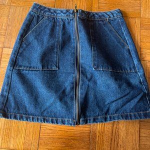 Denim Mini Skirt